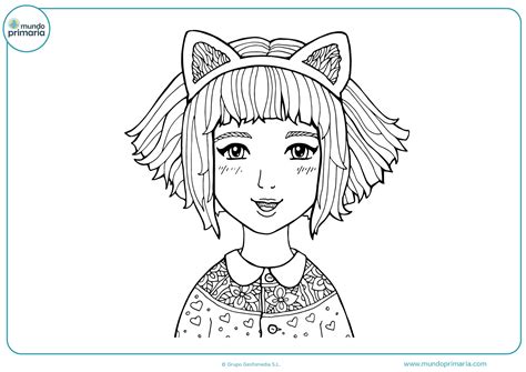 Dibujos Manga y Anime para Colorear Imprimir Gratis
