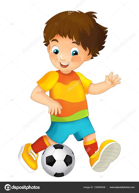 Dibujos: niños jugando futbol a color | niño de dibujos ...