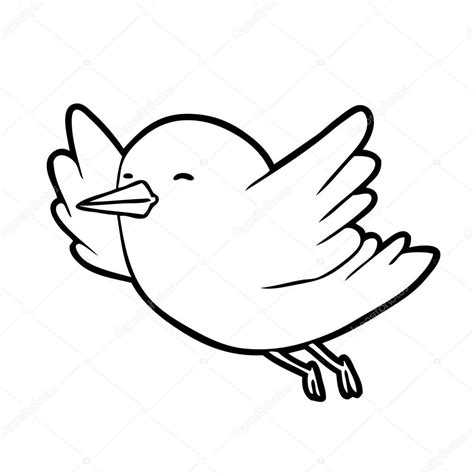 Dibujos: pajaro volando dibujo | Línea Dibujo Pájaro ...