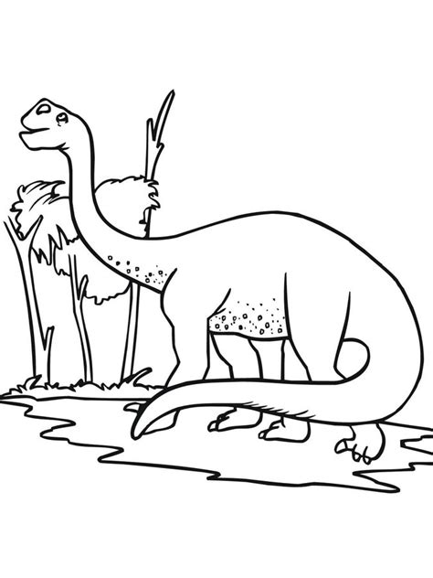 Dibujos para colorear: Apatosaurus imprimible, gratis ...