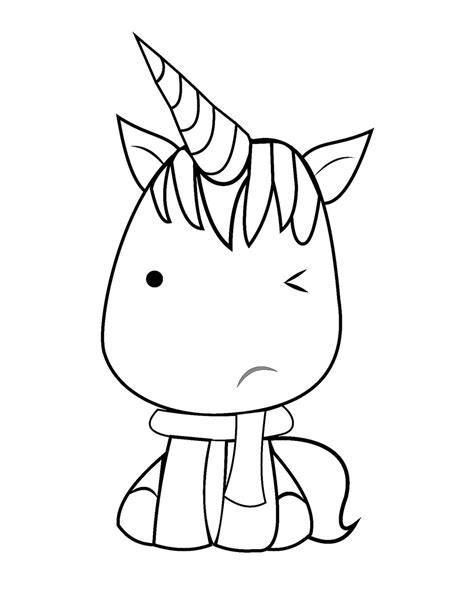 Dibujos para colorear de unicornios, 100 imágenes en ...