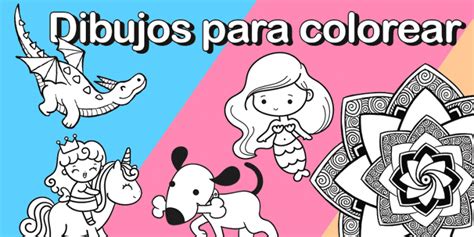 Dibujos para Colorear. Descarga Dibujos para Pintar Gratis en PDF