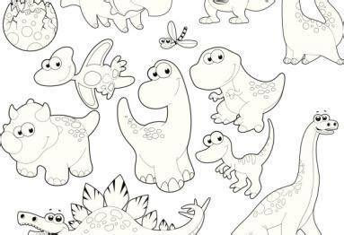 Dibujos para colorear dinosaurios   VIX