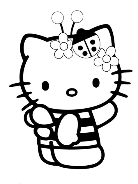 Dibujos para Colorear, Pintar , imprimir.....: Hello Kitty