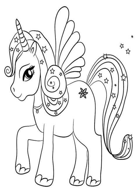 Dibujos para colorear Unicornio   Dibujosparacolorear.eu