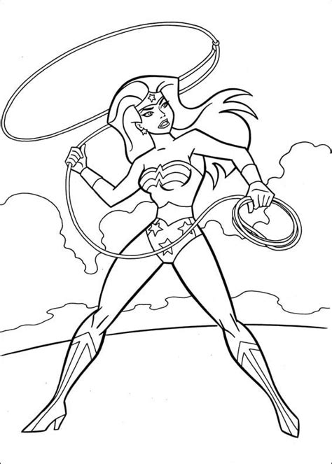 Dibujos para colorear: Wonder Woman imprimible, gratis, para los niños ...