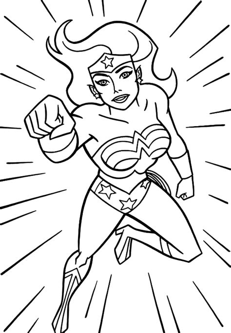 Dibujos Para Imprimir Y Colorear Wonder Woman Mujer Maravilla 33 ...
