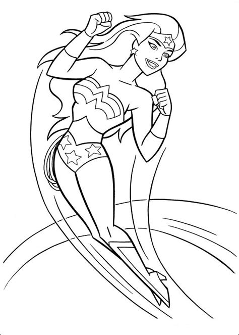 Dibujos para pintar de la Mujer Maravilla o Wonder Woman | Colorear ...