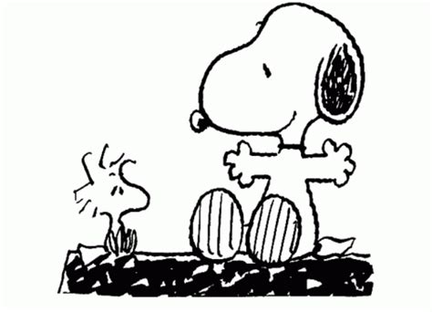 Dibujos para pintar de Snoopy | Colorear imágenes