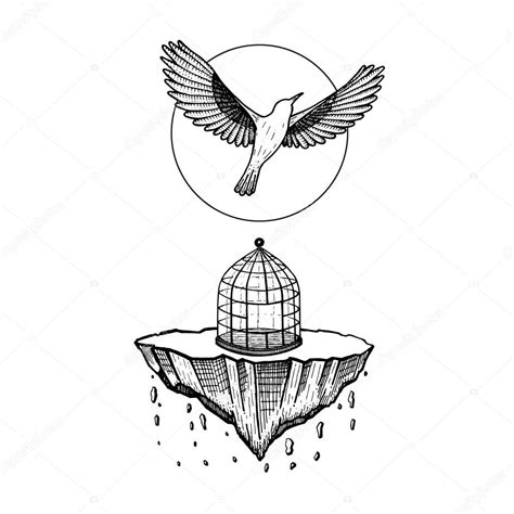 Dibujos: simbolo de la libertad para dibujar | aves de jaula. el mundo ...