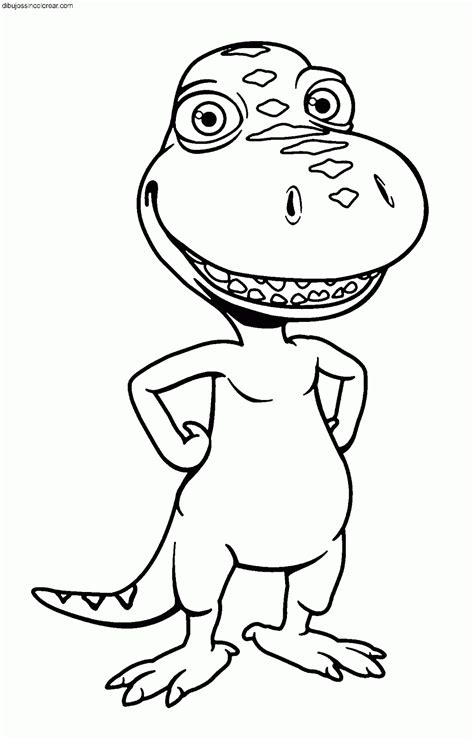 Dibujos Sin Colorear: Dibujos de Buddy de Dinotren para ...