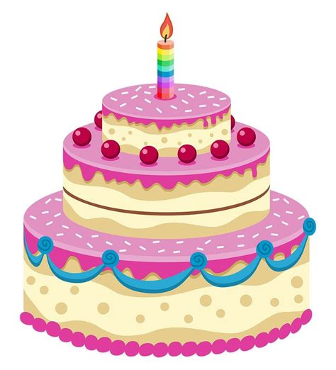 Dibujos Tartas De Cumpleaños A Color | Imagenes de tortas ...