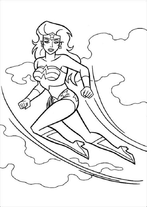 Dibujos Wonder Woman   Dibujosparacolorear.eu