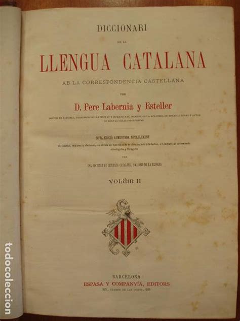 diccionari de la llengua catalana, por d. pere   Comprar Diccionarios ...
