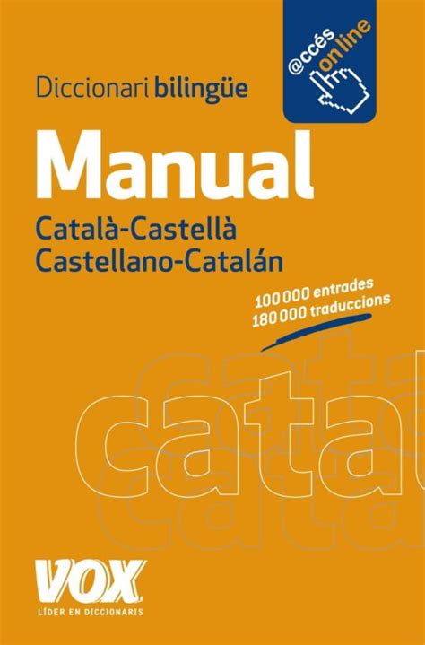 DICCIONARI MANUAL CATALA CASTELLA/CASTELLANO CATALAN  2ª ED  con ISBN ...