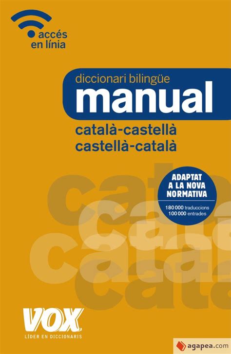 DICCIONARI MANUAL CATALA CASTELLA / CASTELLANO CATALAN. VOX : Agapea ...