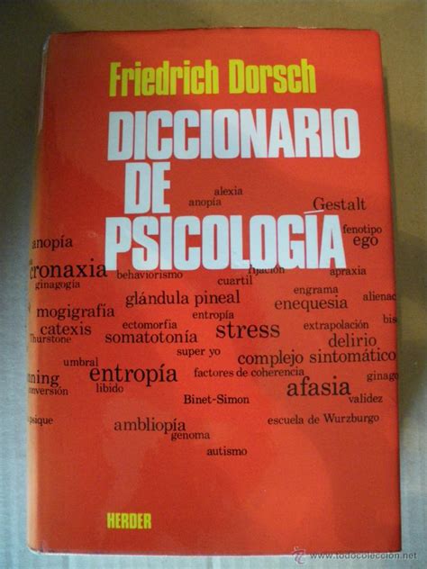 DICCIONARIO DE PSICOLOGIA FRIEDRICH DORSCH PDF