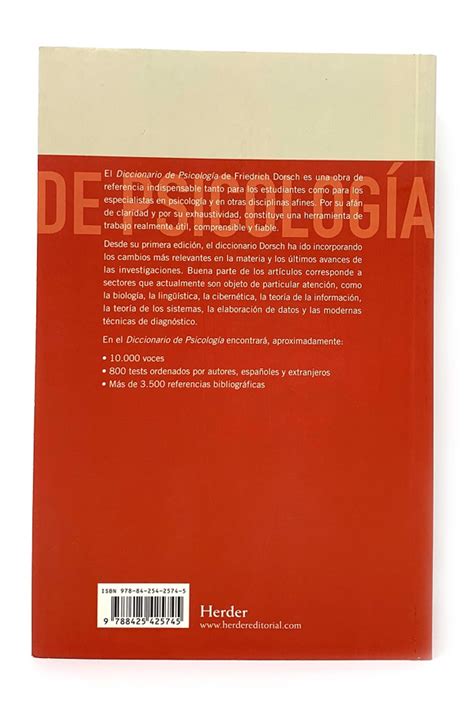 Diccionario de Psicología   Jerusalen Distributors LLC