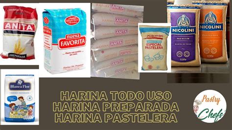 Diferencias entre harina Preparada y harina todo Uso   YouTube