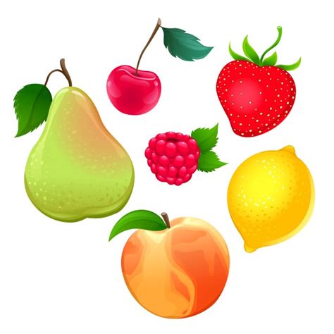 Diferentes frutas | Descargar Vectores gratis
