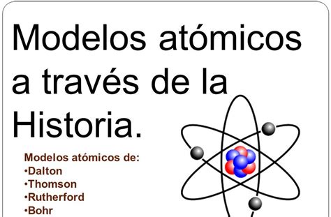 Diferentes Modelos Atomicos A Traves De La Historia   Esta ...