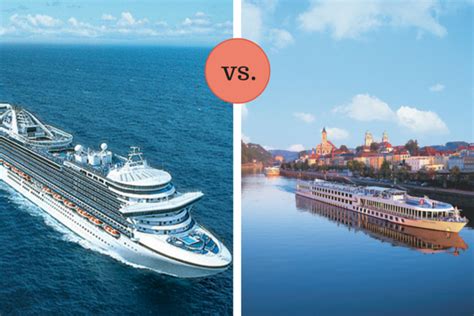 Differences Between River Cruising and Ocean Cruising