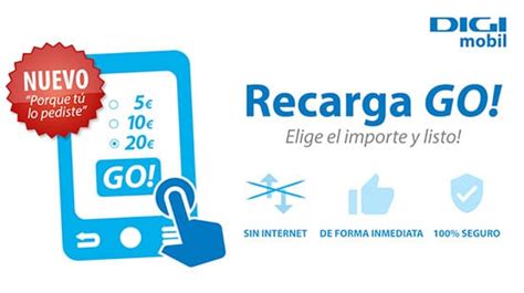 DIGIMOBIL innova con Recarga GO + recarga 9000 cajeros
