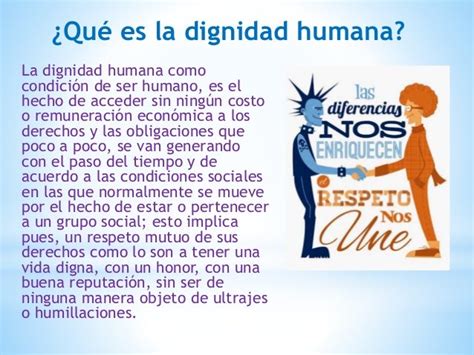 DIGNIDAD HUMANA