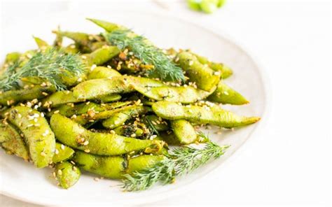 Dill Edamame Snack [Vegan]   One Green Planet