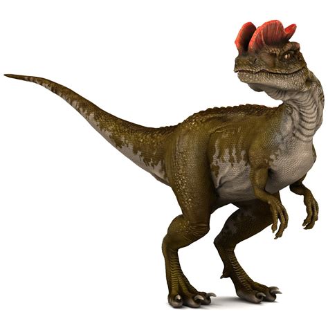 dilophosaurus dinosaur modelled 3d model