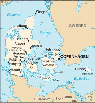 Dinamarca : Mapas, Datos del País, Viajes, Historia ...