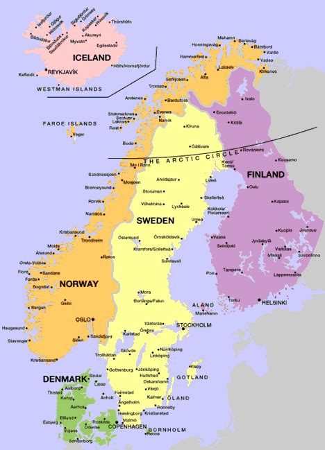 ¿Dinamarca, Suecia, Finlandia o Noruega?   Ruta por ...