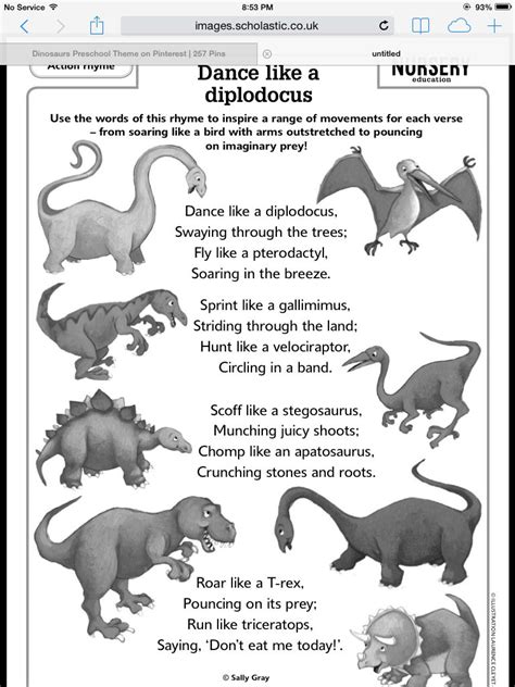 Dino dance | Dinosaurs preschool, Dinosaurs eyfs, Dinosaur ...