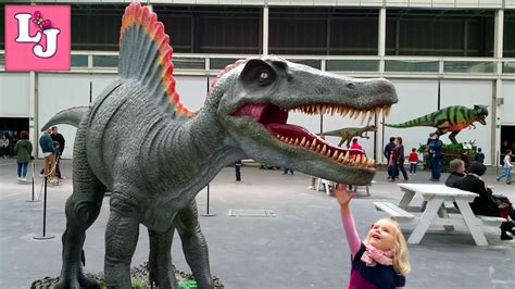 DINO EXPO XXL #1 │ Валерия на выставке динозавров!!!   YouTube