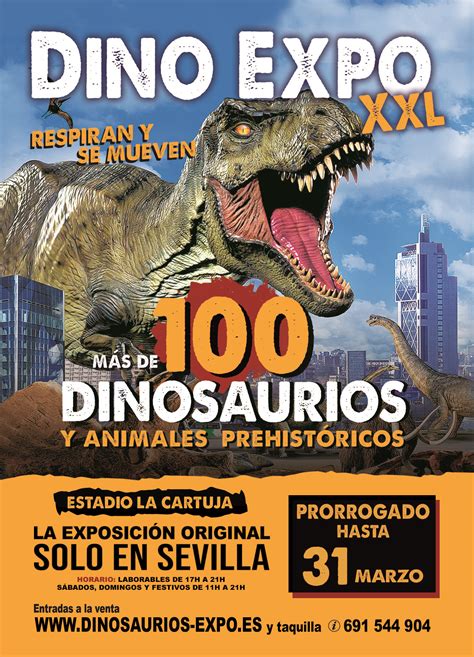 Dino Expo XXL prorroga su estancia en Sevilla hasta el 31 ...