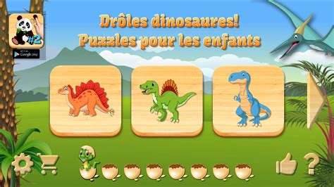 Dino Puzzle   jeux educatif gratuit pour Android ...