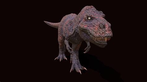 Dino T Rex Alien   Download Free 3D model by chrisstahlart ...