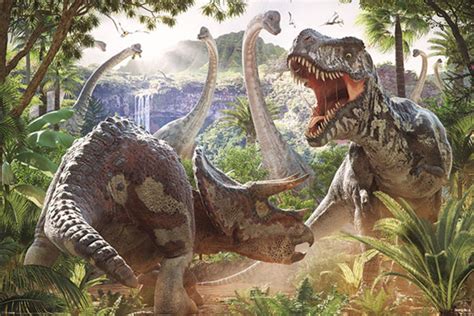 Dinosaur Battle Tyrannosaurus Rex T Rex Triceratops ...