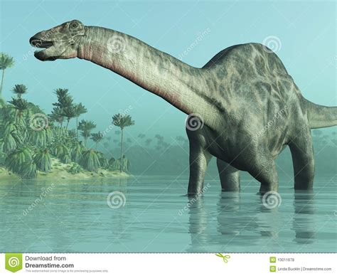 Dinosaur de Dicraeosaurus illustration stock. Illustration du fossiles ...