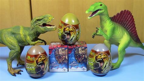 Dinosaur Surprise Eggs Los huevos de dinosaurio Sorpresa   YouTube