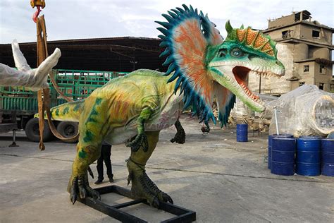 Dinosaurio Animatronic realista del Dilophosaurus de Jurassic Park para ...