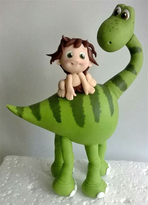 Dinosaurio Arlo en porcelanicron | Muñecos de porcelana fria ...