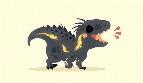 dinosaurio rex kawaii   Búsqueda de Google | Dinosaur illustration ...