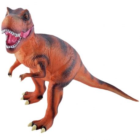 Dinosaurio T Rex marrón con sonido de 35 cm de alto | Tiendas MGI