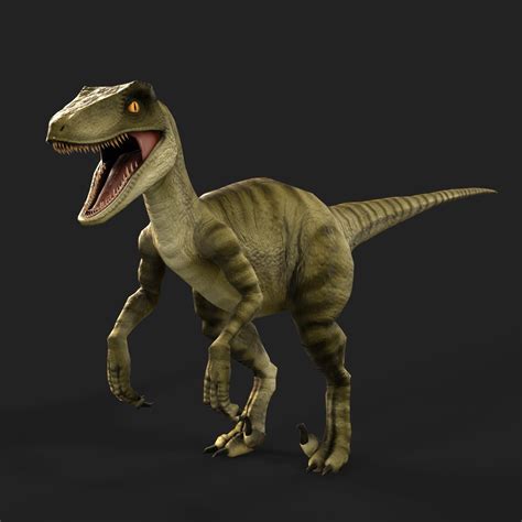 dinosaurio velociraptor 3d
