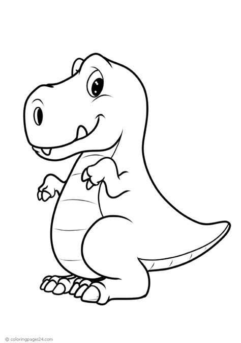 Dinosaurios 36 | Dibujos para Colorear 24