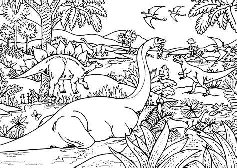 Dinosaurios 76417   Dinosaurios   Colorear para Adultos