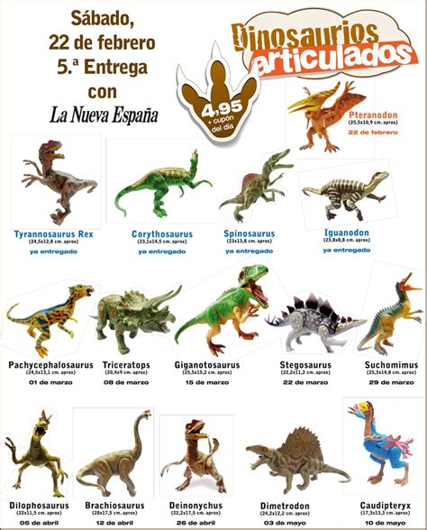 Dinosaurios articulados   Promociones La Nueva España   La ...