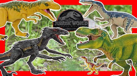 Dinosaurios de juguetes para niños  Jurassic World T Rex Explorando ...
