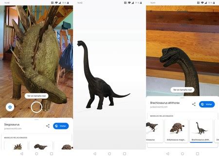 Dinosaurios en 3D con la búsqueda de Google, así puedes montar un ...